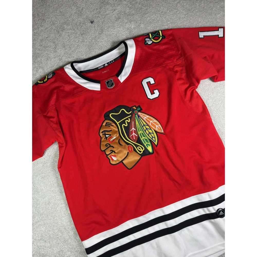 Adidas Authentic NHL Jersey Chicago Blackhawks Jonathan Toews Captain Red Men 52